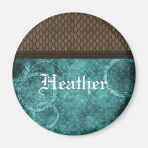 Imã Ímã de Steampunk da engrenagem do metal, cerceta