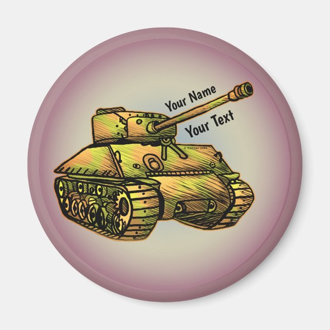Imã Ímã de Tanque Militar (Frente)