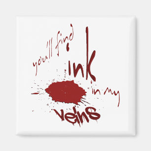 Imã Ímã de Tinta em Minhas Veias