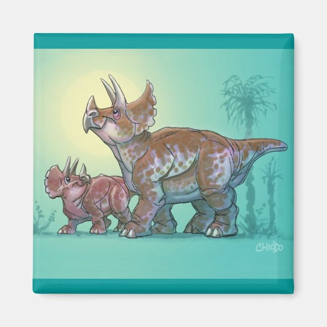 Imã Ímã de Triceratops (Frente)