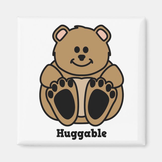 Imã ímã de Urso Huggable (Frente)