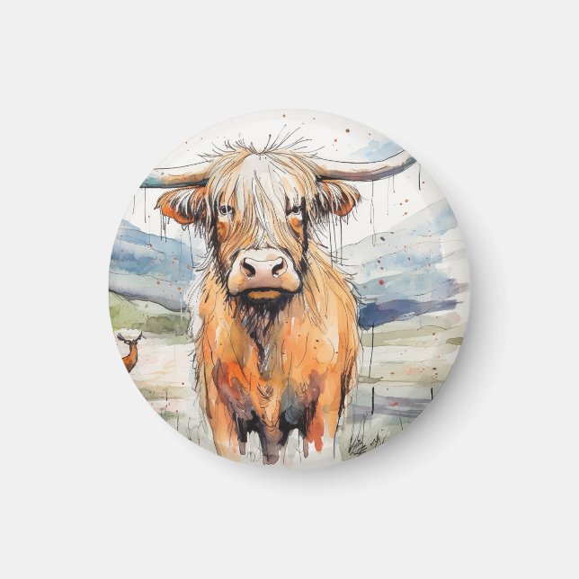 Imã Ímã de vaca, ímã de vaca das Terras Altas (Frente)