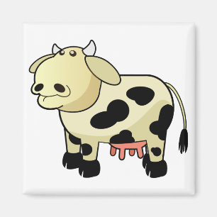 Imã Ímã de Vaca Leiteira de Desenho Animado