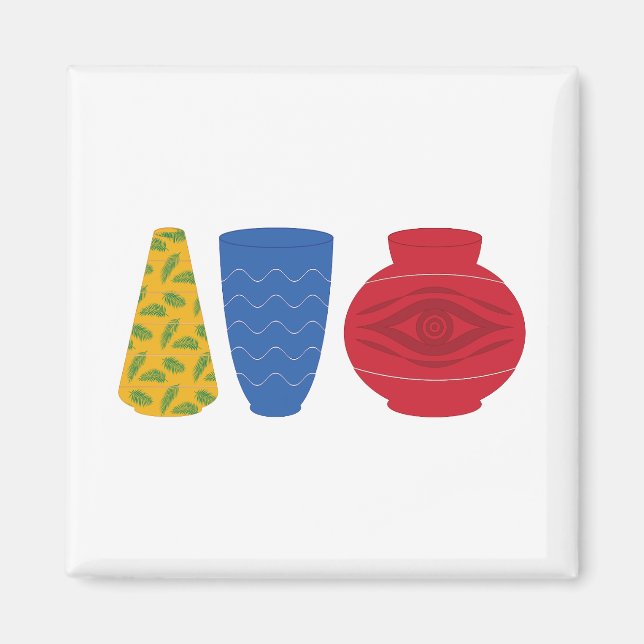 Imã Ímã de Vasos Egípcios Modernos (Frente)