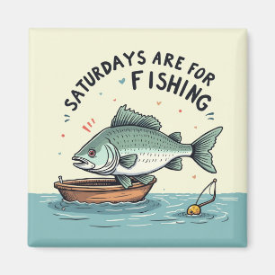 Imã Ímã de Vibe de Pesca de Sábado