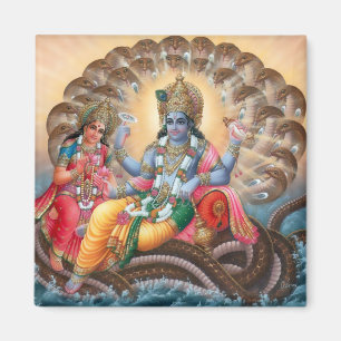 Imã Ímã de Vishnu & de Lakshmi - versão 2