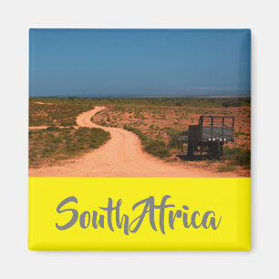 Imã Ímã de Vista de Paisagem Rural da Fazenda Sul-Afri