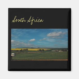 Imã Ímã de Vista Paisagística do Campo de Canola na Áf