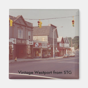 Imã Ímã de Westport do vintage - teatro de belas art