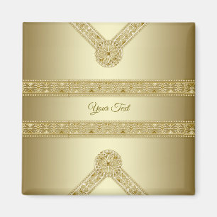 Imã Ímã Decorativo Dourado