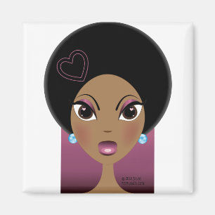 Imã Ímã do amor do Afro