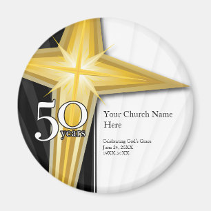 Imã Ímã do aniversário da igreja de 50 anos