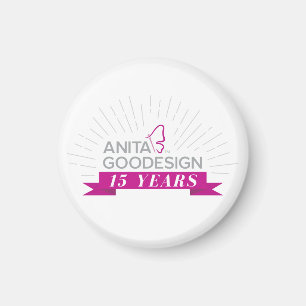 Imã Ímã do aniversário de Anita 15o