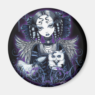 Imã Ímã do anjo do gato persa de Elizabeth