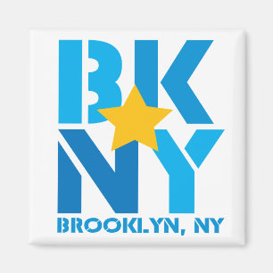 Imã Ímã do azul de BK Brooklyn