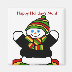 Imã Ímã do boneco de neve da reggae