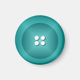 Imã Ímã do botão - turquesa