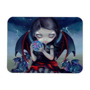 Ímã "Ímã do cabo flexível de Dragonling escuro"