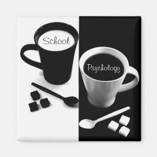Imã Ímã do café da psicologia da escola