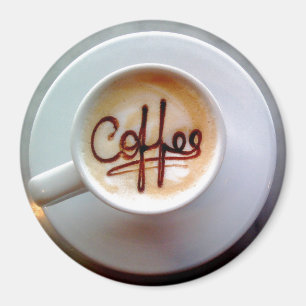 Imã Ímã do café do copo e dos pires de café de Lat