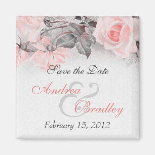 Imã Ímã do casamento do rosa do rosa da prímula do