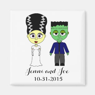Imã Ímã do casamento do tema do Dia das Bruxas
