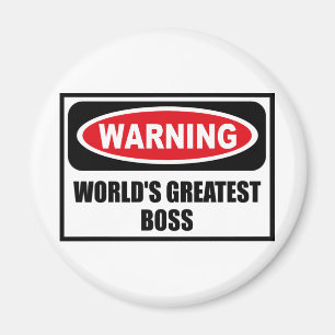 Imã Ímã do CHEFE do MUNDO de advertência o GRANDE