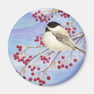 Imã Ímã do Chickadee do Natal