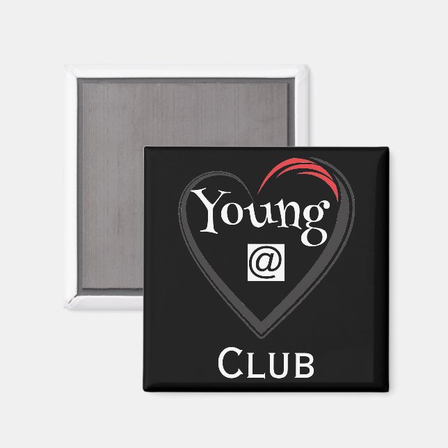 Imã Ímã do Clube Jovem de Coração (Front/Back)