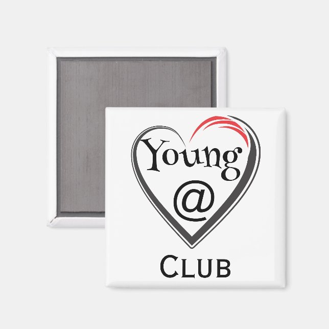 Imã Ímã do Clube Jovem de Coração (Front/Back)