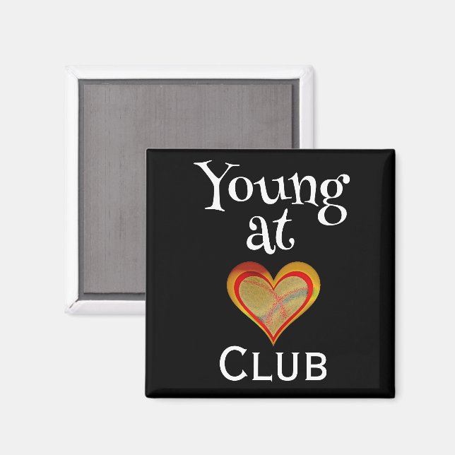 Imã Ímã do Clube Jovem de Coração (Front/Back)