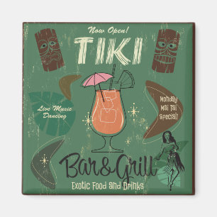 Imã Ímã do cocktail de Tiki Bar&Grill
