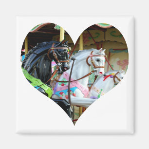 Imã Ímã do coração dos cavalos do carrossel