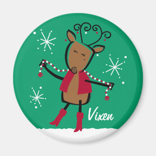 Imã Ímã do costume da rena do Vixen