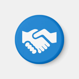 Imã Ímã do crachá - aperto de mão