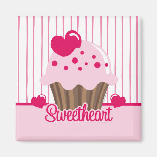 Imã Ímã do cupcake do querido
