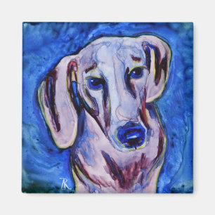 Imã Ímã do Dachshund - "lavanda Doxie "