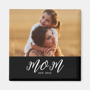 Imã Ímã do Dia das Mães com Foto da Mamãe Estabelecida