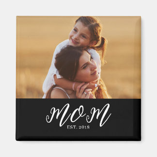 Imã Ímã do Dia das Mães com Foto da Mamãe Estabelecida
