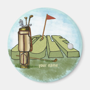 Imã Ímã do Dia do Golfe