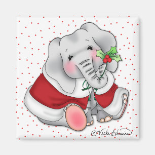 Imã Ímã do elefante do feriado de BaZooples