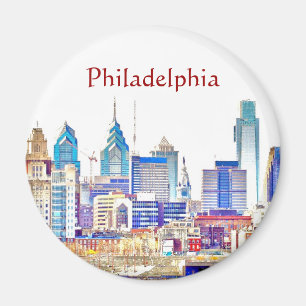Imã Ímã do esboço da cor de Philadelphfia
