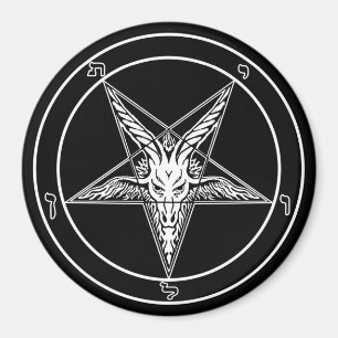 Imã Ímã do estilo antigo de Baphomet - 3 polegadas