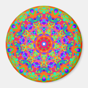 Imã Ímã do estilo da mandala do pavão