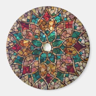 Imã Ímã do "estrela do mosaico do vitral outono "