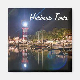 Imã Ímã do farol da cidade do porto de Hilton Head