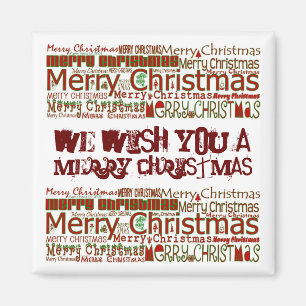 Imã Ímã do Feliz Natal - personalize