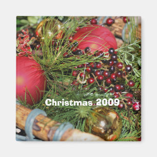 Imã Ímã do feriado do Natal dos Evergreens da miçan