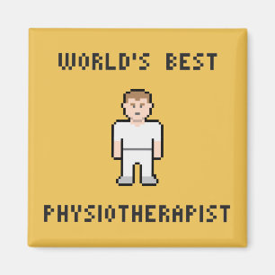 Imã Ímã do fisioterapeuta do mundo do pixel o melhor