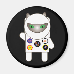 Imã Ímã do gatinho do astronauta